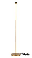 Carrie Antique Gold E27 Universal Floor Lamp, Suitable For A Vast Selection Of Shades