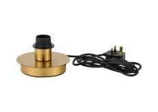 Carrie Antique Gold E27 Universal Base Table Lamp, Suitable For A Vast Selection Of Shades