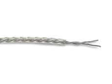 Cavo 1m Clear Twisted 2 Core 0.75mm Cable VDE Approved (qty ordered will be supplied as one continuous length)
