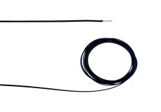 Cavo 1m 2 Core Figure 8 0.5mm (20 AWG) Black Cable Suitable For Wiring LED Items (qty ordered will be supplied as one continuous length)