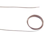 Cavo 1m 2 Core Figure 8 0.5mm (20 AWG) Clear Cable Suitable For Wiring LED Items (qty ordered will be supplied as one continuous length)