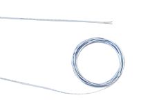 Cavo 1m 2 Core Figure 8 0.5mm (20 AWG) White Cable Suitable For Wiring LED Items (qty ordered will be supplied as one continuous length)