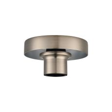 Zenth 12cm Satin Nickel 1 Light E27 Shallow Ceiling Light (FRAME ONLY)