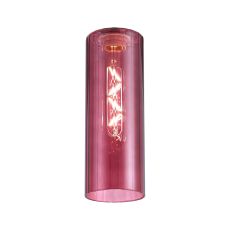 Zenth 10x28cm Purple Ribbed Slim Tube Glass (AD), Shade