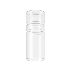 Zenth 12x28cm Clear Ribbed Sculptured Cylinder Glass (AF), Shade