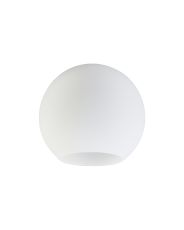 Zenth 20x18cm Open Mouth Round Opal Globe Glass (U), Shade