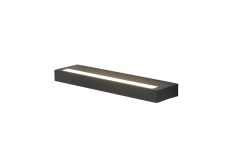 Conil 39cm Linear Wall Light Shelf, 30W LED, CCT Switchable 2700/3200/4000K, 2480lm, Black, 3yrs Warranty