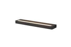 Conil 52cm Linear Wall Light Shelf, 40W LED, CCT Switchable 2700/3200/4000K, 3100lm, Black, 3yrs Warranty
