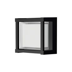 Creek Square Open Frame Ceiling/Wall Light, 15W LED, CCT Switchable 2700/3300/4000K, 1200lm, IP65, Black, 3yrs Warranty