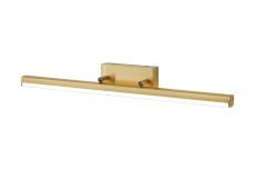 Cavinona Wall Lamp Large Adjustable, 1 x 18W LED, 3000K, 1784lm, IP44, Brass, 3yrs Warranty