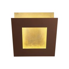 Dalia 22cm Wall Lamp, 24W LED, 3000K, 1680lm, Gold/Rust Brown, 3yrs Warranty