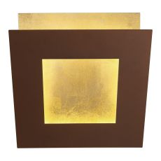 Dalia 40cm Wall Lamp, 40W LED, 3000K, 2800lm, Gold/Rust Brown, 3yrs Warranty