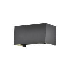 Davos Rectangle Wall Lamp, 4 x 6W LED, 3000K, 2200lm, IP54, Dark Grey, 3yrs Warranty