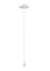 Dreifa 1.5m Suspension Kit 1 Light White/White Cable, E27 Max 20W, c/w Ceiling Bracket (Maximum Load 1.5kg)