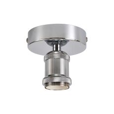 Dreifa 10cm Ceiling Light, 1 x E27, Polished Chrome