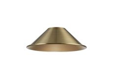 Dreifa Curved 210mm Shallow Cone (MA) Painted Antique Brass Metal Shade