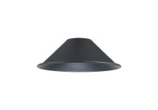 Dreifa Curved 210mm Shallow Cone (MA) Satin Black Metal Shade