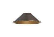 Dreifa Curved 210mm Shallow Cone (MA) Painted Bronze Metal Shade