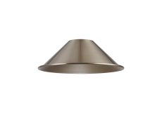 Dreifa Curved 210mm Shallow Cone (MA) Satin Nickel/Silver Metal Shade