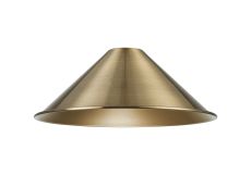 Dreifa Curved 300mm Shallow Cone (MA) Painted Antique Brass Metal Shade