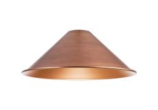 Dreifa Curved 300mm Shallow Cone (MA) Painted Antique Copper Metal Shade