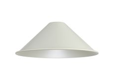 Dreifa Curved 300mm Shallow Cone (MA) Beige Stone Metal Shade