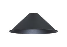 Dreifa Curved 300mm Shallow Cone (MA) Satin Black Metal Shade