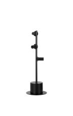 Eldia Satin Black 3 Light E14 Table Lamp Without Shade, Suitable For A Vast Selection Of Glass Shades