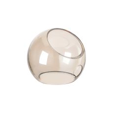 Eldia 15x12.5cm (A) Angled Double Cut Glass Shade, Cognac