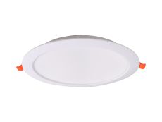 Eilat Recessed Spotlight, 18W LED, 2700/3000/4000K CCT, 1800lm, White, Cut Out 190-210mm, Driver Included, 3yrs Warranty