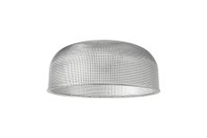 Arvo 27x11.5cm Prismatic Dome Glass Shade, Clear