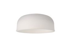 Arvo 27x11.5cm Prismatic Dome Glass Shade, Frosted