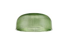Arvo 27x11.5cm Prismatic Dome Glass Shade, Green