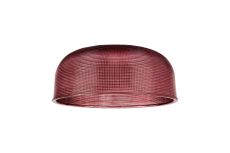 Arvo 27x11.5cm Prismatic Dome Glass Shade, Purple