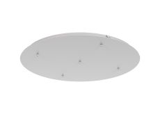 Elsa 62cm 5 Hole 600mm Round Canopy Kit, White