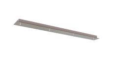 Elsa 4 Hole 850 x 80mm Rectangular Canopy Kit, Chrome