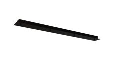 Elsa 4 Hole 850 x 80mm Rectangular Canopy Kit, Black