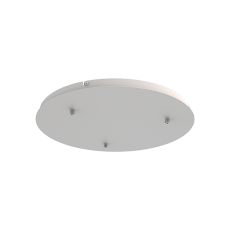 Carys 3 Hole 50cm Round Canopy Kit (FRAME ONLY), White
