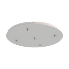 Carys 5 Hole 60cm Round Canopy Kit (FRAME ONLY), White