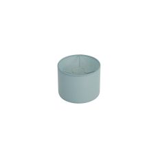 Hemel Round, 18x13.5cm Shade, Duck Egg Linen With Translucent Inner & Duck Egg Carrier