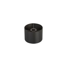 Hemel Round, 18x13.5cm Shade, Self Lined Slate Satin & Slate Carrier
