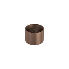 Hemel Round, 18x13.5cm Shade, Self Lined Stone Satin & Stone Carrier