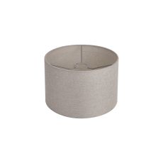 Hemel Round, 30x20cm Shade, Cement Linen With Translucent Inner & Cement Carrier