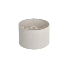 Hemel Round, 30x20cm Shade, Sandstone Linen With Translucent Inner & Sandstone Carrier