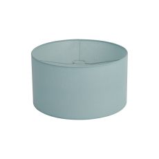 Hemel Round, 40x22cm Shade, Duck Egg Linen With Translucent Inner & Duck Egg Carrier