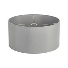 Hemel Round, 50x25cm Shade, Self Lined Lunar Faux Silk & Lunar Carrier