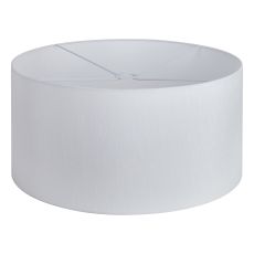 Hemel Round, 60x30cm Shade, Self Lined Porcelain Faux Silk & Porcelain Carrier