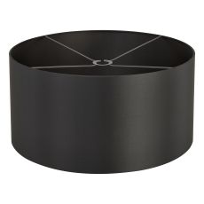 Hemel Round, 60x30cm Shade, Self Lined Slate Satin & Slate Carrier