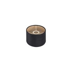 Hemel Round, 18x13.5cm Shade, Black Velvet With Prosecco Paper Lining & Prosecco Finish Carrier