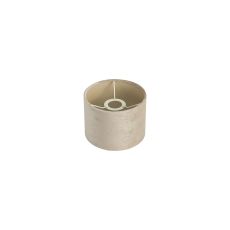 Hemel Round, 18x13.5cm Shade, Latte Velvet With Prosecco Paper Lining & Prosecco Finish Carrier